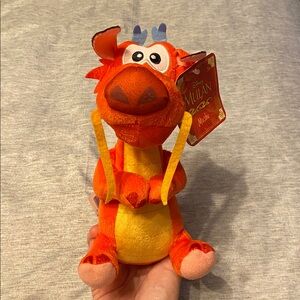 Disney Mulan Mushu Plush Stuffed Toy 10” NWT